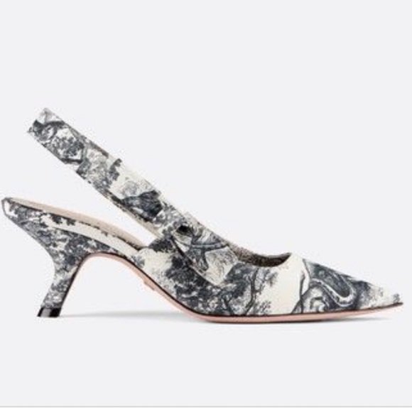 🦒Incredible Toile Sweet-D Dior Slingbacks🦒 - Picture 2 of 8